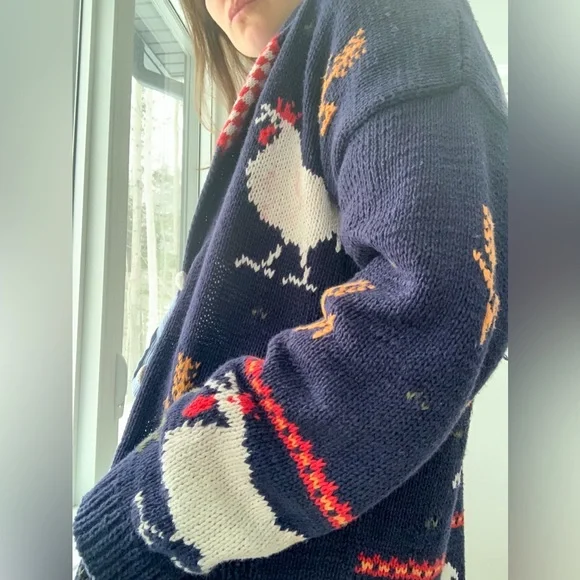 EAGLES EYE rooster cardigan - Picture 6 of 13